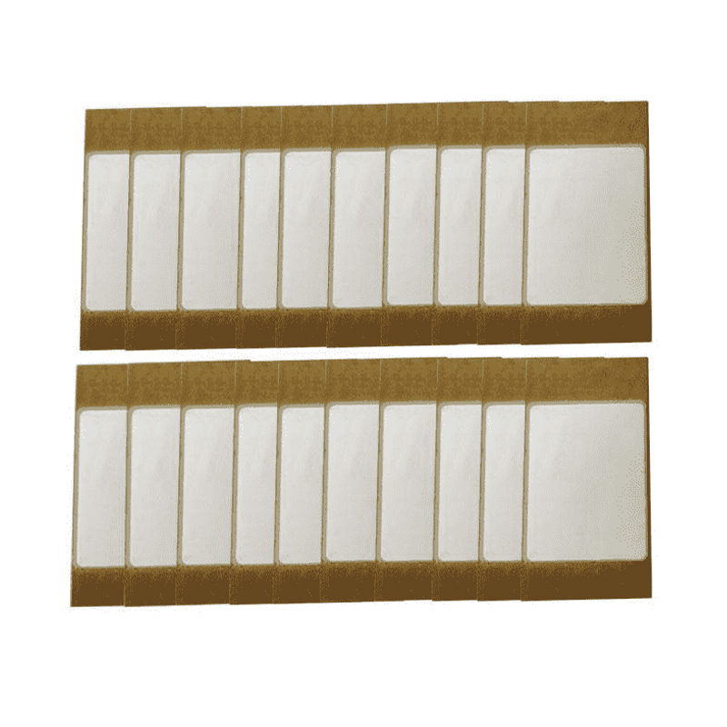 Feuille de production d'énergie de détection, feuille de bip, feuille de production d'énergie simple face 60 × 30 × 0,40 mm